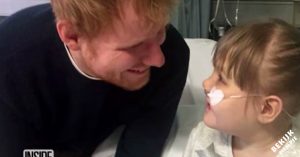9-jarig meisje lijdt aan zware ziekte. Dan komt Ed Sheeran een privé-concert geven..