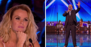 Deze priester betreedt het podium van Britain’s Got Talent om op te treden…