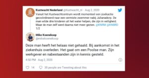 Poolse man overlijdt nadat hij 3 kinderen in de zee bij Julianadorp redt…