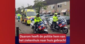 Mooie actie van de politie Utrecht: “laatste wens van terminaal zieke Arno vervuld”