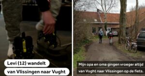 12-jarige jongen wandelt 160 km van Vlissingen naar Vught