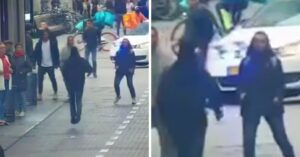 Dappere vrouw helpt de politie Den Haag om een verdachte aan te houden