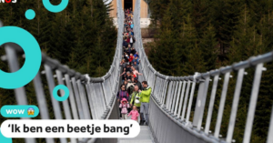 In Tsjechië hangt de langste loopbrug ter wereld