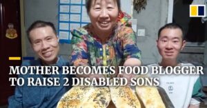 Chinese moeder wordt foodblogger om haar 2 gehandicapte zonen te kunnen verzorgen..