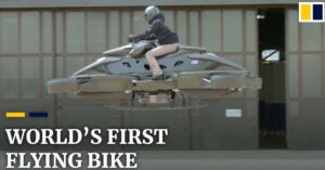 Dit is de eerste vliegende motorfiets van de wereld…