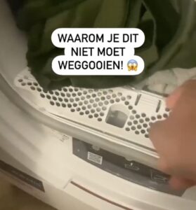 VIDEO: Ze maakt balletjes van de pluisjes uit de droger, samen met vaseline. Meteen proberen!