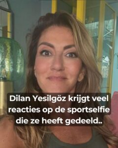 Ze gaat er helemaal voor..