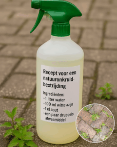 Gebruik dit DIY-middeltje tegen hardnekkig onkruid!