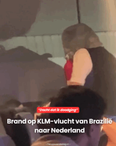 Brand in KLM-vliegtuig op vlucht van São Paulo naar Amsterdam…