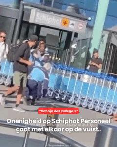 Er is onenigheid op Schiphol..