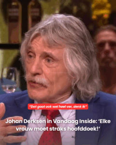 Johan Derksen maakt zich zorgen…