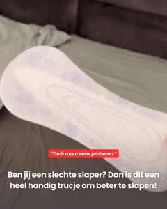 Dan is dit een heel handig trucje om beter te slapen!