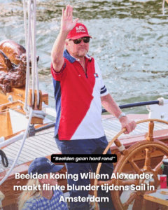 Willem Alexander maakt flinke blunder
