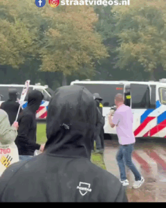 Complete chaos op het malieveld