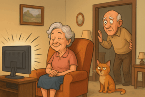 De hilarische gehoortest van een bezorgde echtgenoot