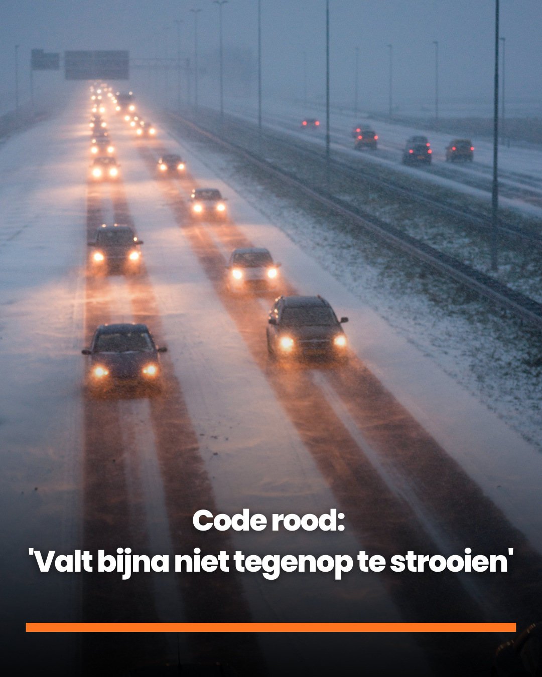Code Rood Betoging KNMI waarschuwt met code ROOD:
