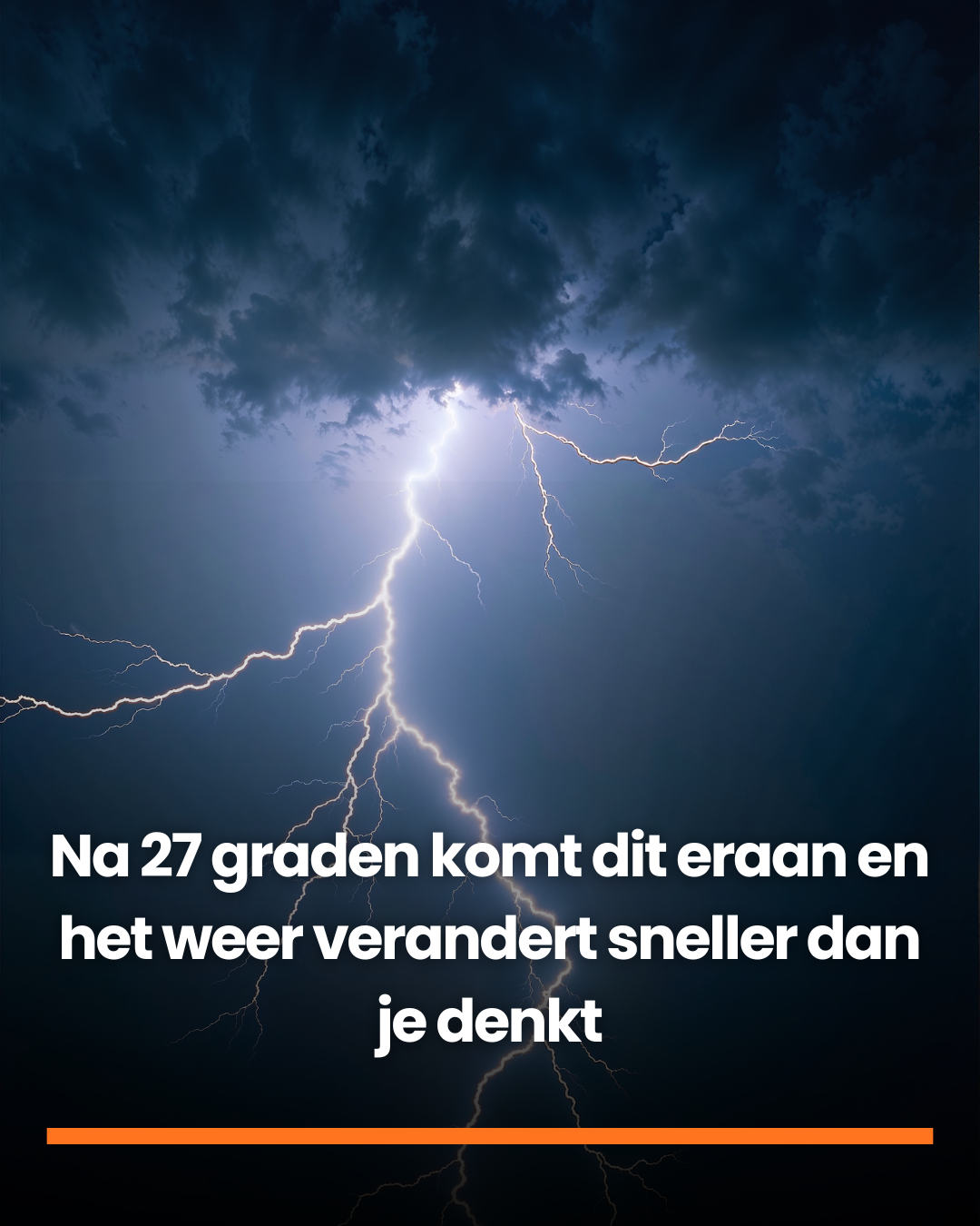 Van 27 graden naar code geel: het weer slaat ineens compleet om